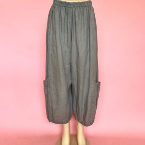 Bryan Walker lagenlook linen pants -L-